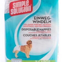 Simple Solution Wegwerp Honden Luier XL 12St 45-58 CM