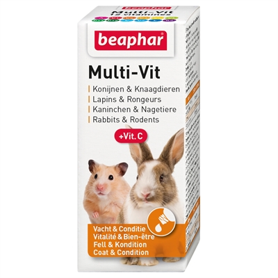 Beaphar Multi-Vitamine Knaagdier En Konijnen 20 ML