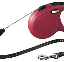 Flexi Rollijn Classic Cord Rood S 5 Mtr