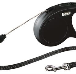 Flexi Rollijn Classic Cord Zwart S 5 Mtr