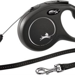Flexi Rollijn Classic Cord Zwart S 8 Mtr