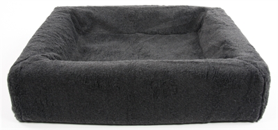 Bia Bed Fleece Hoes Hondenmand Grijs Bia-4 85X70X15 CM