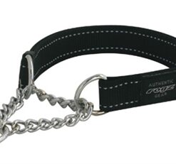 Rogz For Dogs Lumberjack Halfslip Halsband Zwart 25 Mmx50-70 CM