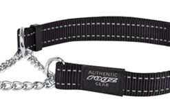 Rogz For Dogs Fanbelt Halfslip Halsband Zwart 20 Mmx34-56 CM