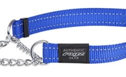 Rogz For Dogs Fanbelt Halfslip Halsband Blauw 20 Mmx34-56 CM