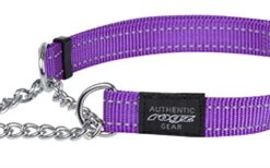 Rogz For Dogs Fanbelt Halfslip Halsband Paars 20 Mmx34-56 CM