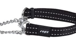 Rogz For Dogs Snake Halfslip Halsband Zwart 16 Mmx32-44 CM