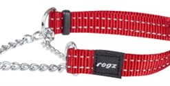 Rogz For Dogs Snake Halfslip Halsband Rood 16 Mmx32-44 CM