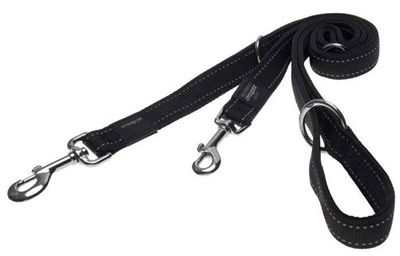 Rogz For Dogs Lumberjack Multipurpose Lijn Zwart 25 Mmx1,6 Mtr