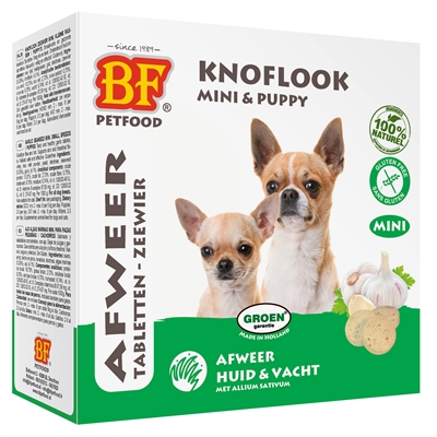 Bf Petfood Hondensnoepjes Knoflook Zeewier Mini 100 St