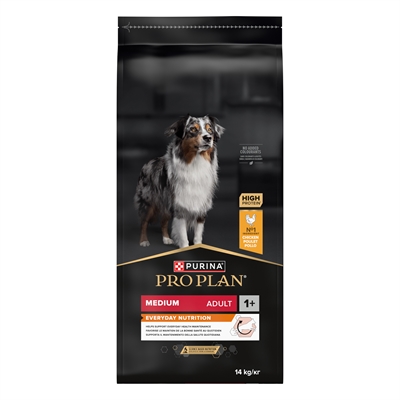 Pro Plan Dog Adult Medium Kip / Rijst 14 KG