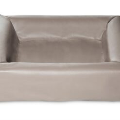 Bia Bed Kunstleer Hoes Hondenmand Taupe Bia-3 70X60X15 CM