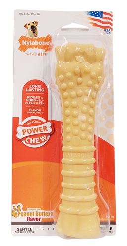 Nylabone Dura Chew Pindakaas Voor Harde Bijters Hypoallergeen Vanaf 23 KG