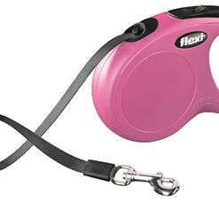 Flexi Rollijn Classic Tape Roze S 5 Mtr