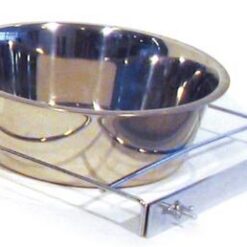 Rvs Hondenbak Met Schroefhouder 21 CM