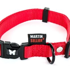 Martin Halsband Verstelbaar Nylon Rood 30-45X1,6 CM