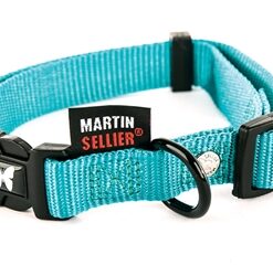 Martin Halsband Verstelbaar Nylon Turquoise 45-65X2,5 CM
