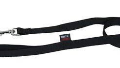 Martin Hondenriem Basic Nylon Zwart 120X1 CM
