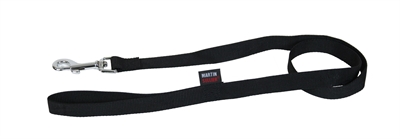 Martin Hondenriem Basic Nylon Zwart 120X1 CM