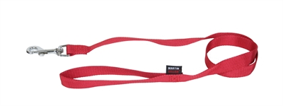 Martin Hondenriem Basic Nylon Rood 120X1,6 CM