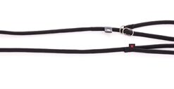 Retrieverlijn Nylon Rond Zwart 13 Mmx180 CM