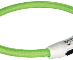 Trixie Lichtgevende Halsband Hond Flash Usb Tpu / Nylon Groen 65X0,7 CM