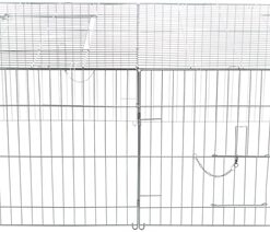 Trixie Natura Knaagdierren Met Dak Gegalvaniseerd Metaal 144X58X116 CM