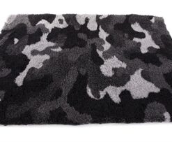 Vetbed Camouflage Grijs Gerecycled 100X75X2 CM
