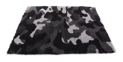 Vetbed Camouflage Grijs Gerecycled 100X75X2 CM