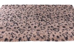 Vetbed Print Luipaardprint Beige / Zwart Gerecycled 100X75X2 CM