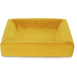 Bia Bed Royal Fluweel Hoes Voor Hondenmand Oker Bia-50 60X50X12 CM