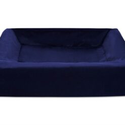 Bia Bed Royal Fluweel Hoes Hondenmand Navy Bia-3 70X60X15 CM