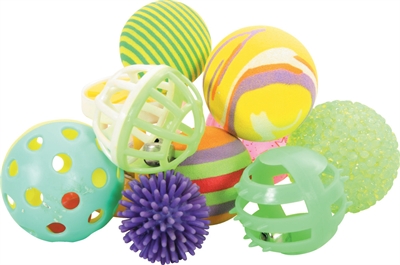 Zolux Kattenspeelgoed Multi Assorti 4 CM 10 St