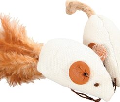 Zolux Canvas Muis Wit 5 CM 2 St
