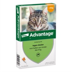 Elanco Advantage Kat 40 Tot 4 KG 4 Pip
