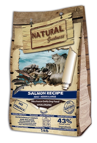 Natural Greatness Salmon Recipe Sensitive Medium / Large 2 KG