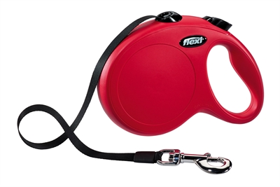 Flexi Rollijn Classic Tape Rood L 5 Mtr