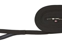 Trixie Hondenriem Sleeplijn Singelband Zwart 20 MM X 5 Mtr