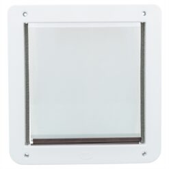 Trixie 2-Weg Hondenluik Wit S-M 30 X 36 CM