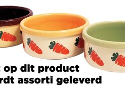 Rosewood Options Voerbak Wortel Design Assorti 12,5 CM