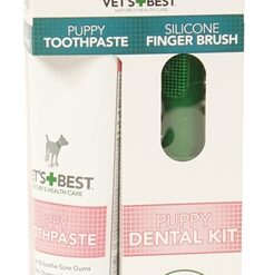 Vets Best Puppy Tandpasta Met Vingerborstel Kit