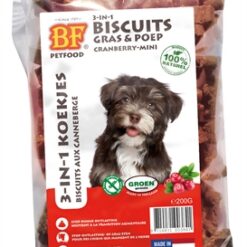 Bf Petfood 3 In 1 Hondenkoekjes Met Cranberry Mini 200 GR