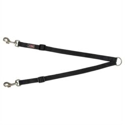 Trixie Hondenriem Premium Koppellijn Zwart 40-70X1,5 CM