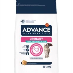 Advance Veterinary Diet Cat Urinary Sterilized Minder Calorieën 1,25 KG