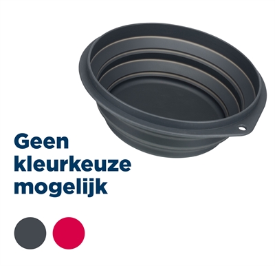 Trixie Voerbak / Drinkbak Reis Siliconen Assorti 1 LTR 18 CM