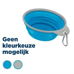 Trixie Voerbak / Drinkbak Reis Stevige Rand Siliconen Assorti 500 ML 14 CM