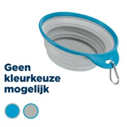 Trixie Voerbak / Drinkbak Reis Stevige Rand Siliconen Assorti 1 LTR 18 CM