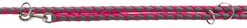 Trixie Hondenriem Cavo Verstelbaar Fuchsia / Grijs 200X1,8 CM