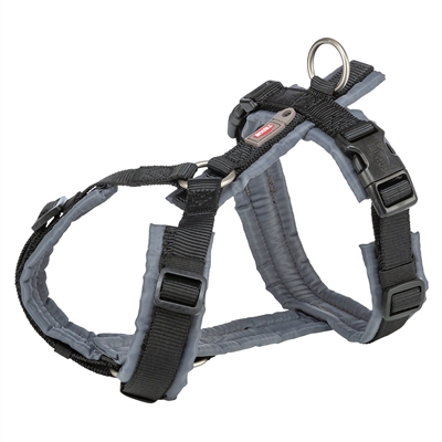 Trixie Hondentuig Premium Trekking Zwart / Grijs 70-85X2,5 CM