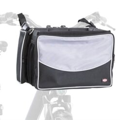Trixie Fietsmand Voor Aan Stuur Nylon Zwart / Grijs 41X26X26 CM